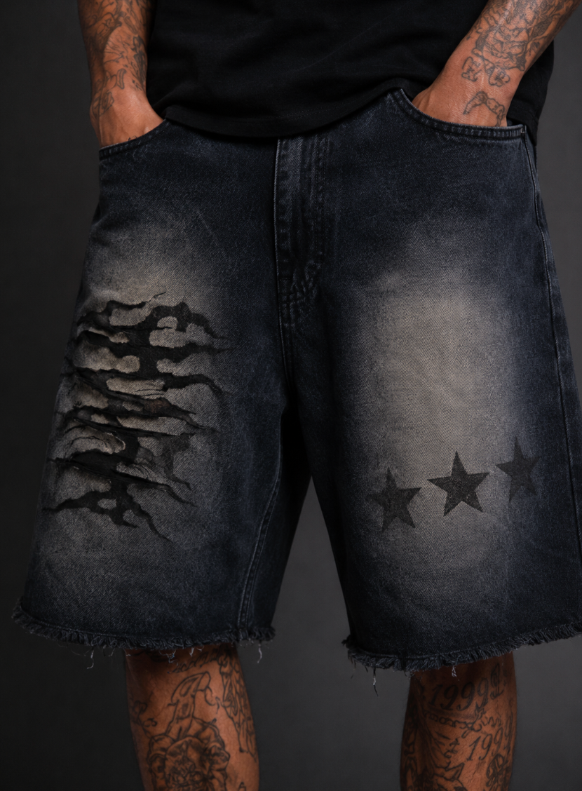 Fall SHARK Denim Jorts