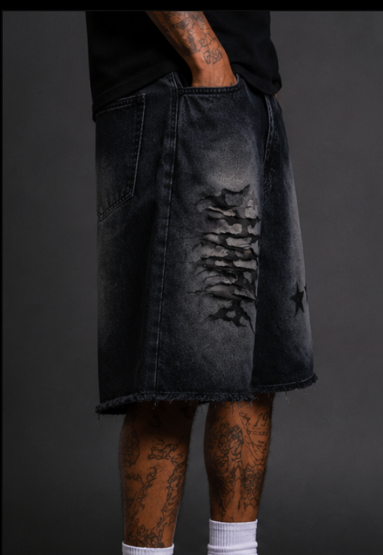 Fall SHARK Denim Jorts
